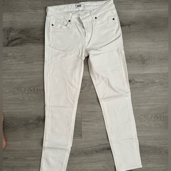 PAIGE Crisp White Jeans - Picture 5 of 5